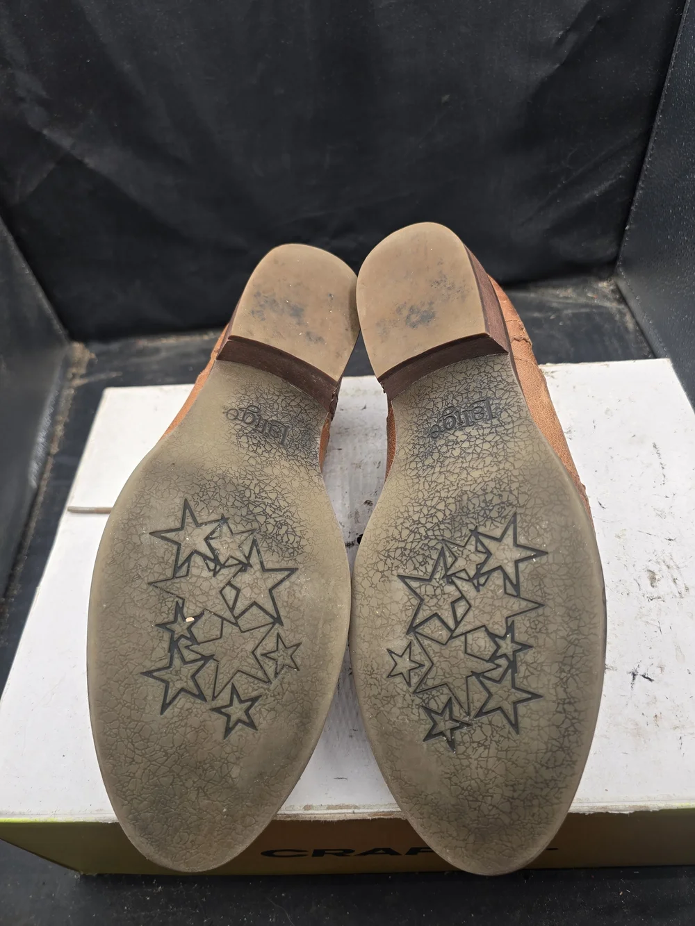 Latigo Brown Leather Wingtip Derby Oxfords